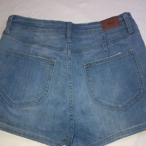 BDG súper high rise spade pin up denim shorts